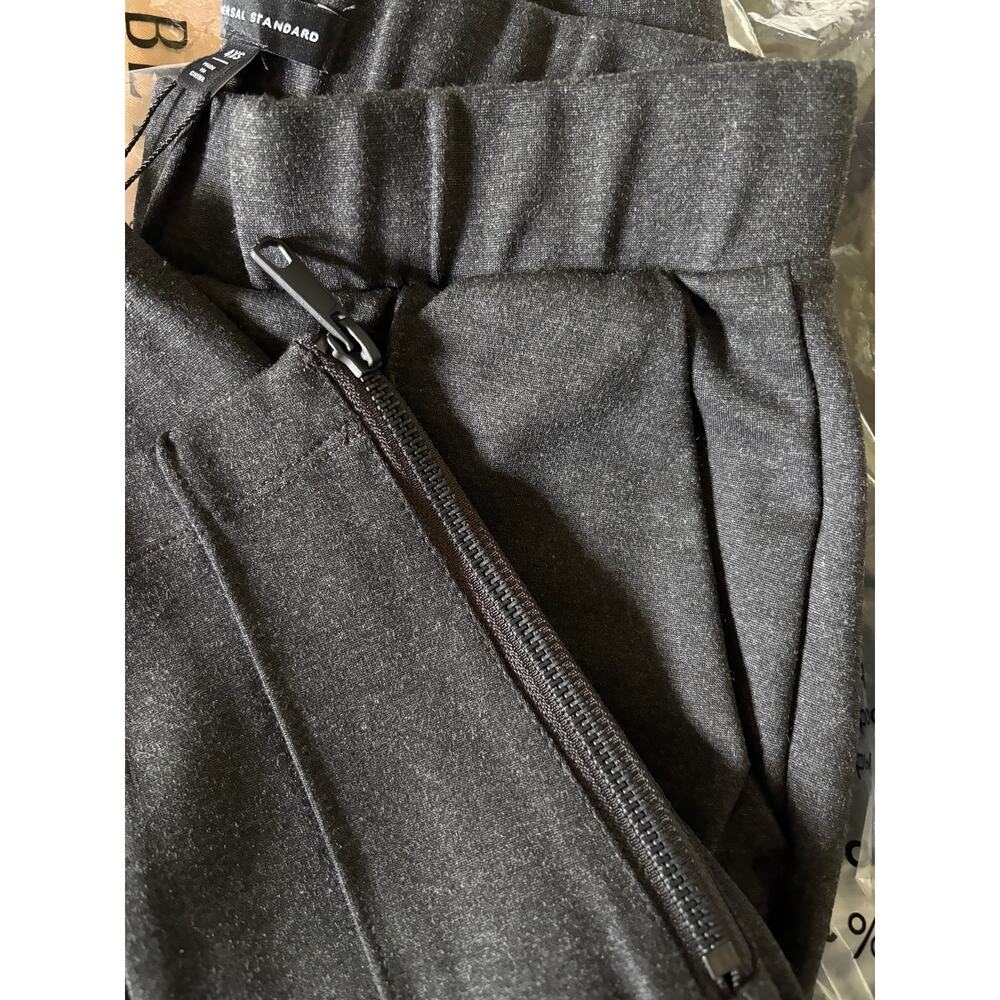Universal Standard Moro Ponte Pants 00 0 4XS NWT Gray Skinny Zip Trousers Zip - Picture 3 of 5